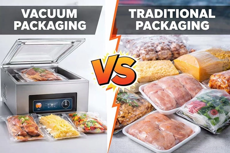 Đóng gói chân không so với đóng gói truyền thống